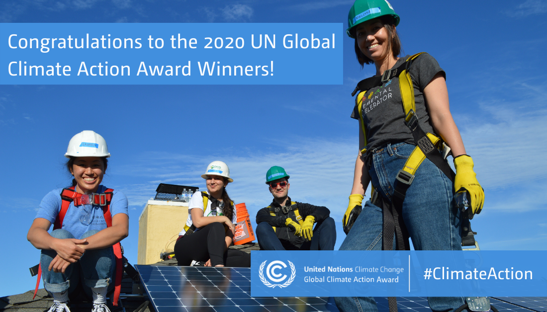 Elemental Excelerator selected as a winner of the 2020 United Nations